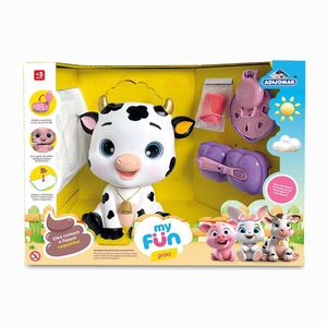 Figura My Fun Poo Zoo Faz Caquinha Vaquinha Adijomar