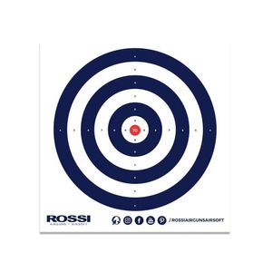 Alvo Papel Airguns Airsoft 140x140mm 05und Rossi