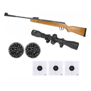 Carabina De Pressão Raptor Ii Gas Ram 70kg 5,5 Luneta Itens