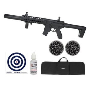 Rifle Pressão Co2 Semi-auto Sigsauer Mcx 30bk 4,5 Capa Itens