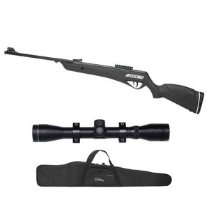 Carabina Pressão Jade Pro Preta 4.5mm Luneta 4x32 Capa