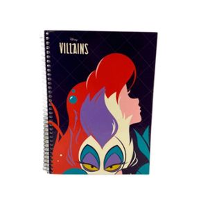 Caderno Grande Capa Dura 1 Matéria 80 Folhas 20x27,5cm - Vilains