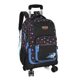 Mochila Rodinha Com Alça Sonic The Hedgehog Luxcel