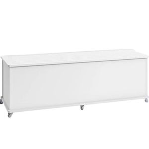 Bau Banco Organizador 02302 1 Porta 135cm Branco Dcasa Branco