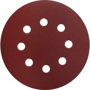 10 Lixas C/ Velcro Pluma Disco 5 Pol 125mm C/ Furo Tradestar 400