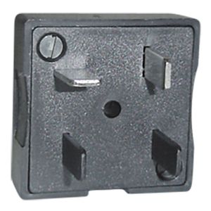 Plug Telefone Pino Macho Padrao 2t- Pl Preto