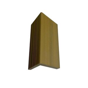 Acabamento Lateral Painel Ripado Em Wpc Teak A Teak A