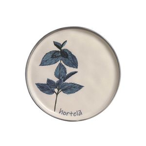 Jogo 6 Pratos Sobremesa Porto Brasil Stoneware Bio Apettito