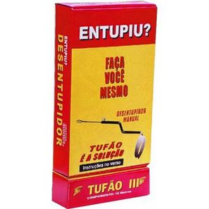 Desentupidor De Canos E Encanamentos Tufão 150cm - Overtime