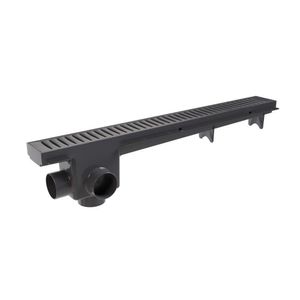 Ralo Linear Com Tampa Vazada 50 Cm Cinza Astra Cinza