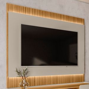 Painel Para Tv Até 70 Polegadas São Paulo 1.8 Tauari-off White Fosco