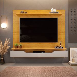 Painel Para Tv Até 60 Polegadas Levi Cedro-bali