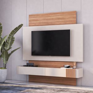 Painel Para Tv Até 60 Polegadas 2 Portas Kobe Yescasa Arenas- Frejó