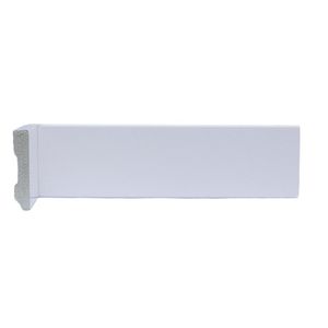 Rodapé De Poliestireno Slim 2,4 Unidades - Branco