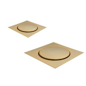 Kit Com Duas Grelhas Click Up Em Ouro Fosco - Ducon Metais Ouro Fosco