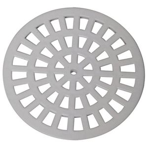 Kit Com 5 Grelha Redonda Com Diâmetro De 15cm Em Pp Astra Branco