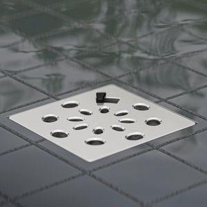 Kit Com 7 Grelha Quadrada 9,4 X 9,4cm Com Anti-inseto Em Pvc Astra Branco