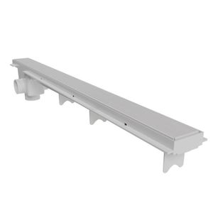 Kit 10 Ralo Linear Com Tampa Cega 70 Cm Astra Branco