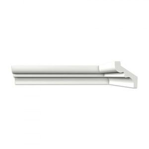 Kit Com 3 Barras Roda Teto Perfil De Poliestireno S80 Homestar 6m Branco