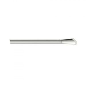 Kit Com 5 Barras Roda Teto A5 Perfil De Poliestireno Homestar 10m Branco