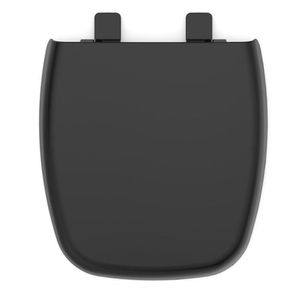 Kit 2 Assentos Sanitário Com Softclose Fit Plus Celite Preto Brilhante