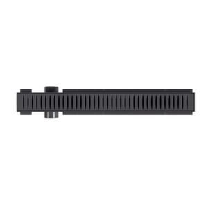 Kit 3 Ralo Linear Com Tampa Vazada 50 Cm Cinza Astra Preto