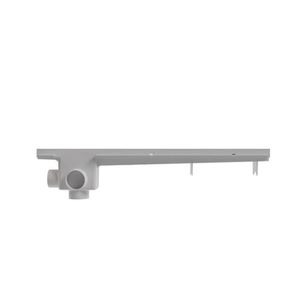 Kit 5 Ralo Linear Com Tampa Vazada 50 Cm Astra Branco