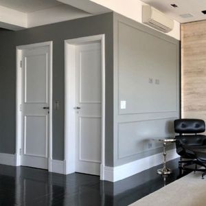 Kit Com 15 Barras Rodapé De Poliestireno Com Friso Mf20 18mm X 244cm X 20cm 36m Branco