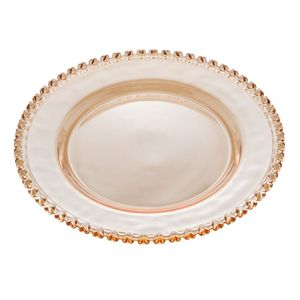 Prato Coração Jantar 28 Cm Lyor Ambar