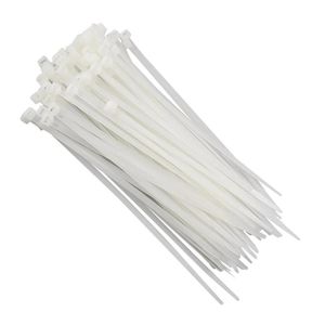 Abracadeira De Nylon Western 7,6 X 35cm Com 100 Unidades Branco