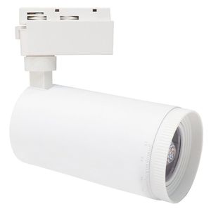 Spot Led 20w P-trilho Eletrificado Aluminio Zoom Ajuste Foco Branco