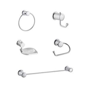 Kit Acessórios Para Banheiro Com 5 Peças Domus 500 C 40 Cromado