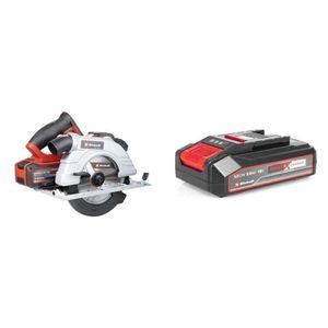 Kit Serra Circular à Bateria Te-cs 18-190 Li Bl Com Bateria Power-x-change 18v 2,5 Ah Li Einhell Preto