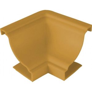 Kit 10 Caixas Com 120 Unidades Canto Interno Polifort 8mm X 25mm Cerejeira