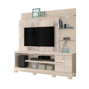 Home Theater Para Tvs Até 55 Polegadas Com Pés Alan Calacata-off White