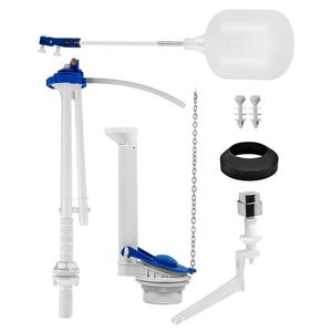 Mecanismo Completo Universal Simples Com Acionamento Lateral Externo Branco E Azul