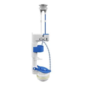 Mecanismo De Saída De água Universal Duplo Branco E Azul
