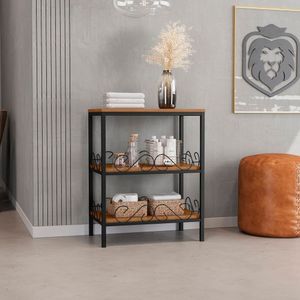 Multiuso Colonial 61x41 Rustico Estilo Moderno Preto-canela