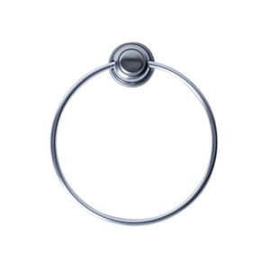 Porta Toalha Arco Inox Florenca Para Banheiro Cinza