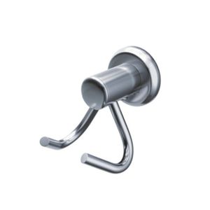 Kit 3 Cabides Duplo Turim Para Banheiro Civitt Cinza