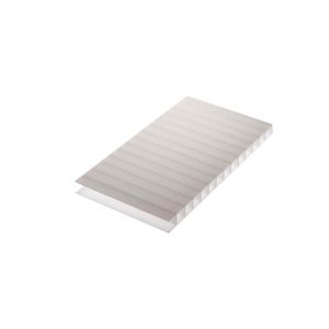 Chapa De Policarbonato Alveolar Branco 4mm 2,10m X 3,00m