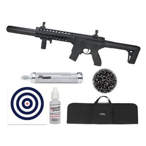 Rifle Pressão Co2 Semi-auto Sig Sauer Mcx 30 Bk 4,5+kit