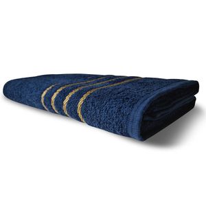 Toalha Para Lavabo Montreal Beka 330 G/m² 45x70 Cm Azul Escuro