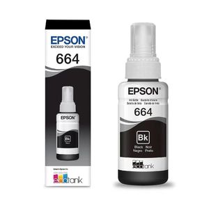 Refil Garrafa De Tinta Preto T664 664 Original Epson L220 L1300 L395 L396 L355