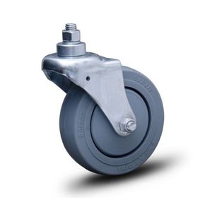 Rodízio Performa Giratório Aço Inox 4 Pol Espiga S/ Freio