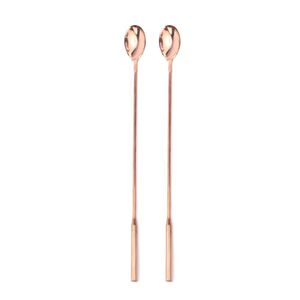 Conjunto 2 Colheres Bailarina Aço Inox Rose Gold