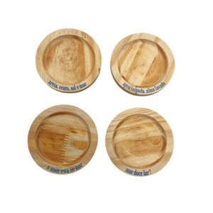 Conjunto Com 4 Porta Copos Náutica