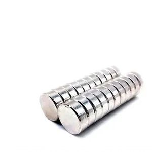 Kit Com 10 ímãs De Neodímio Disco N35 15x5mm Super Forte