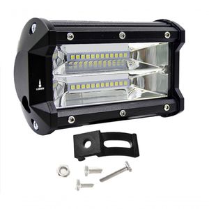 Farol De Milha Lorben Retangular Led 72w Off Road Trilha 4x4