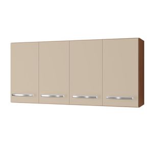 Armario Aereo 120 Cm 4p Mara Savana Off White Mobbs